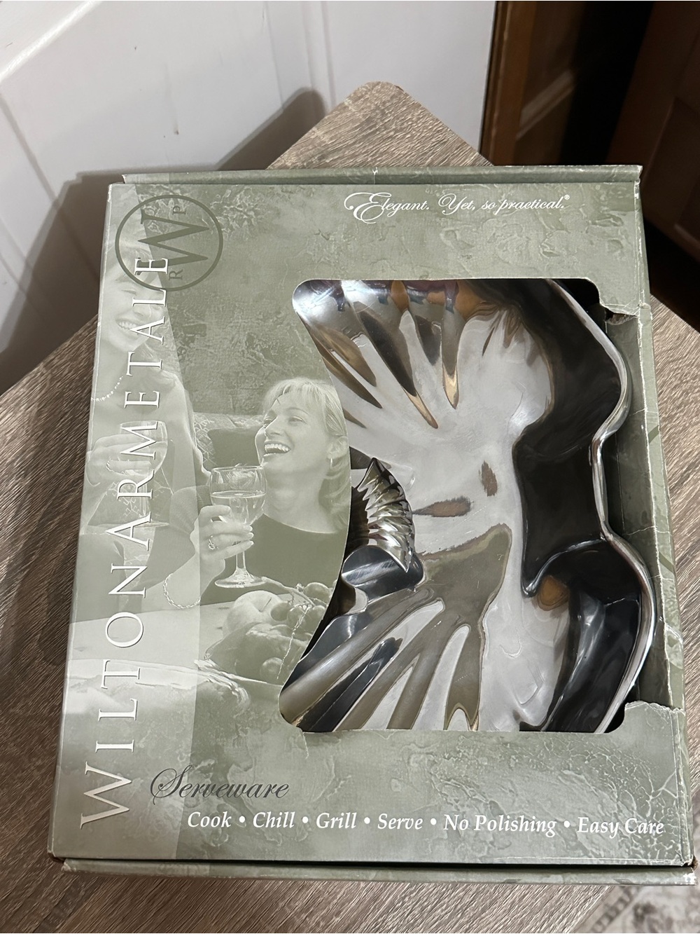 2pc Vintage Wilton Armetale Pewter Scallop Shell Appetizer/Serving Dish NEW